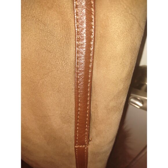 Vintage Reversible Lambskin Coat/Jacket - Brown Brand is S.A. España Piel Sz 10 - Picture 10 of 10